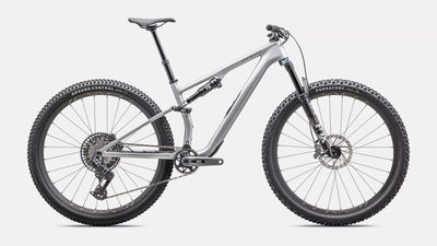 2025 Specialized Epic 8 Evo Expert Mountain Bike - X-Small, Satin Silver Dust / Gunmetal