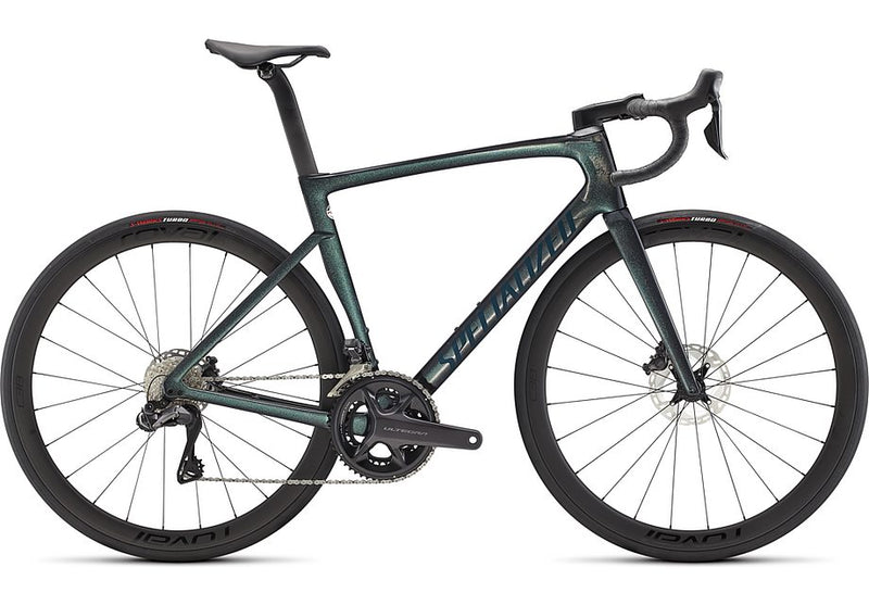 2022 Specialized Tarmac Sl7 Expert Bike Gloss Carbon/Oil Tint/Forest Green 58