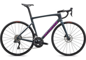 2023 Specialized Tarmac Sl7 Comp Bike Satin Metallic Deep Lake/Purple Orchid 54