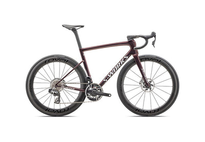 2025 Specialized tarmac sl8 S-Works etap bike gloss solidity / red to black pearl / metallic white silver 58