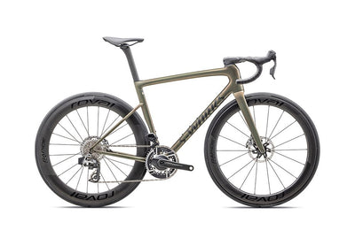 2025 Specialized tarmac sl8 S-Works etap bike gloss cypress metallic / magenta to gold pearl / satin black metallic 49