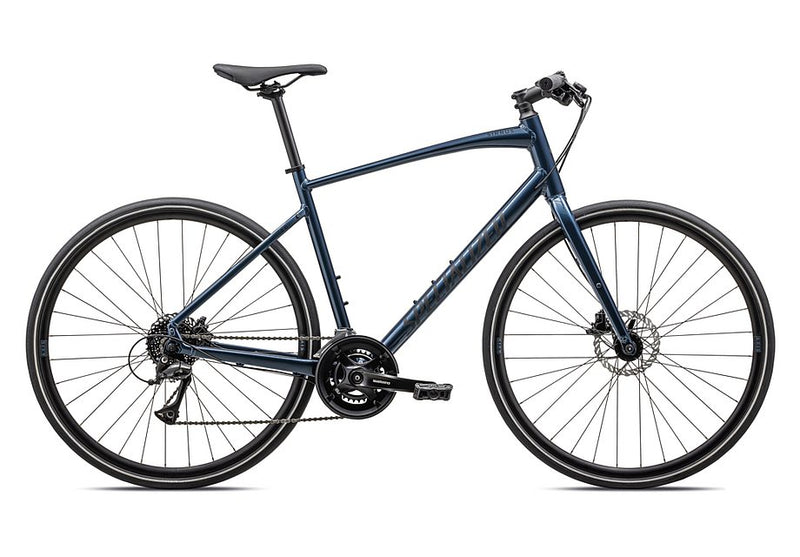 2023 Specialized sirrus 2.0 bike gloss mystic blue metallic / satin black reflective m