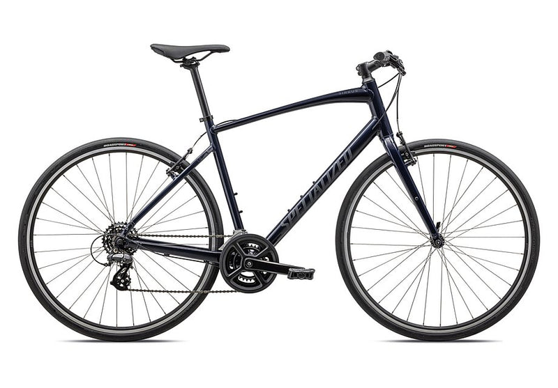 2023 Specialized sirrus 1.0 bike satin deep marine / satin dark navy reflective m