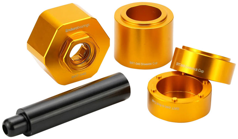 Enduro BRT-040-Hub Bearing Removal/Installation Tool Kit - For Hubs Axle Stops For use BRT-060 BRT-050 Bearing Presses