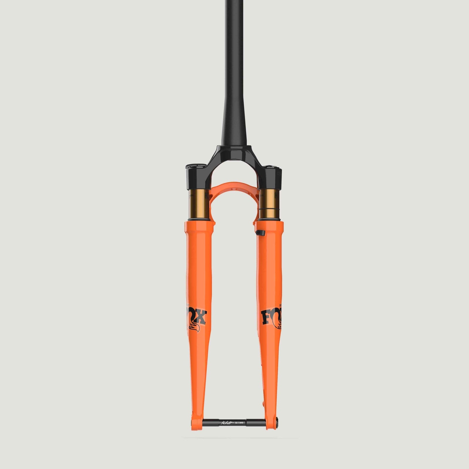 2025 FOX 32 FLOAT TC Kashima Factory Suspension Fork - 700c, 40 mm, Kabolt 12x100, 45 mm Offset, Shiny Orange, Grip SL