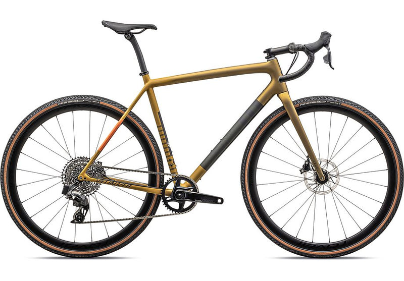 2024 Specialized crux expert bike satin harvest gold metallic/oak green 56