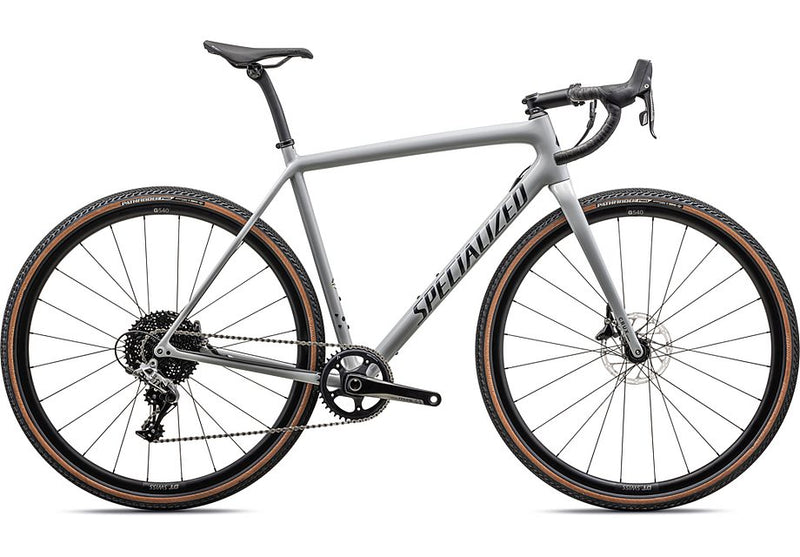2023 Specialized crux comp bike gloss dove grey/metallic navy 49