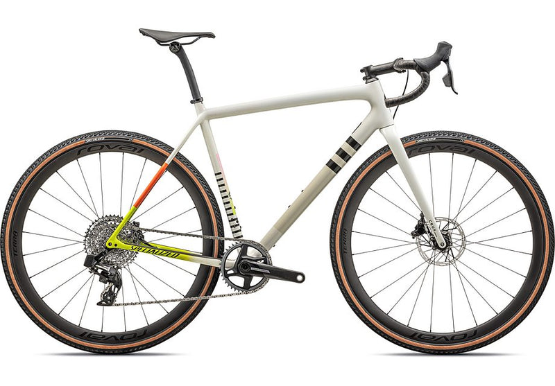 2024 Specialized crux pro bike gloss dune white birch cactus bloom speckle 58
