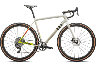 2024 Specialized crux pro bike gloss dune white birch cactus bloom speckle 54
