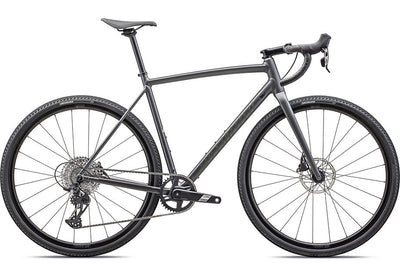 gravel bike 61 2025 Specialized Crux Ds-Works Comp Bike Satin Smoke / Oak Green 61 – Pro Bike Supply