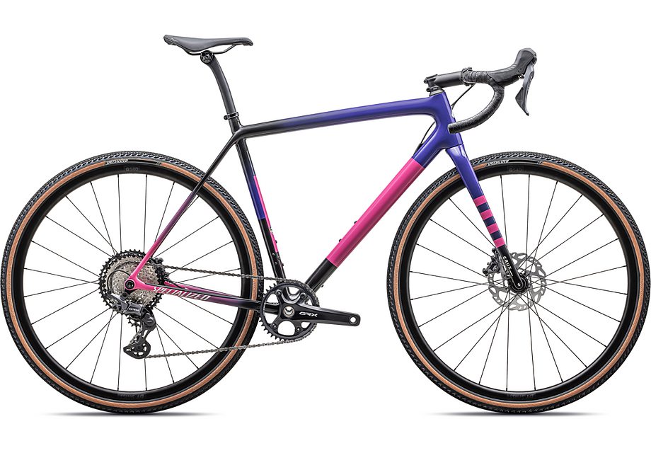2025 Specialized crux comp bike gloss carbon / purple haze / rebel pink / birch 52