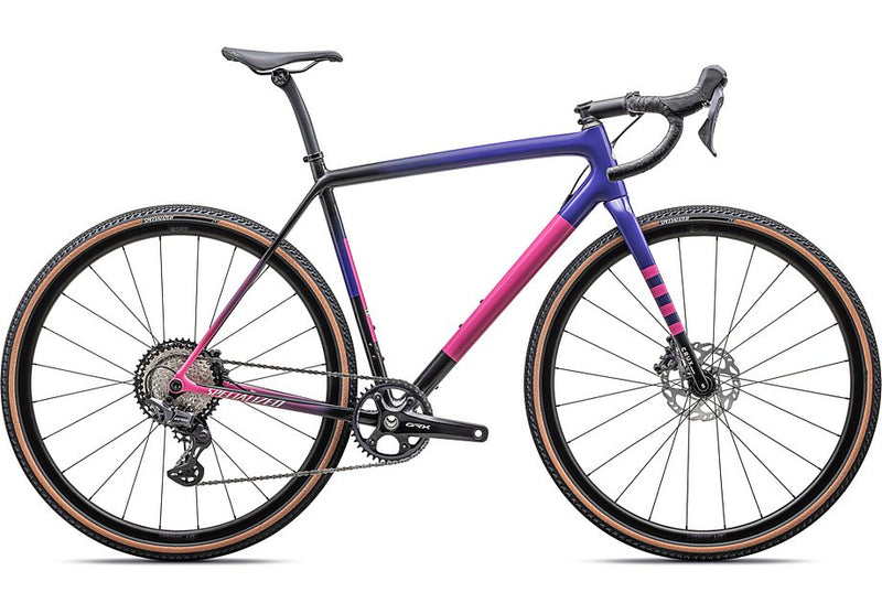 2025 Specialized crux comp bike gloss carbon / purple haze / rebel pink / birch 61
