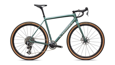 2026 Specialized S-Works Crux Road Bike - Sram Red Xplr, Premium Fjord/Dolomite Metallic
