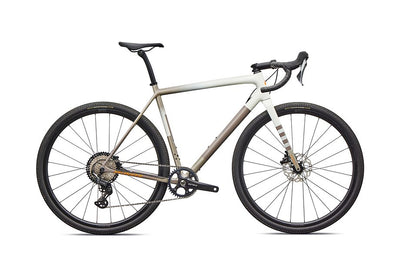 2026 Specialized Crux Comp Bike Dune White/Sandstone Metallic/Desert Metallic/Orange Zest 61