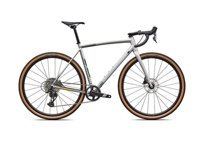 gravel bike aus stahl Crux DSW Comp Shadow Silver/California Sunshine / 61