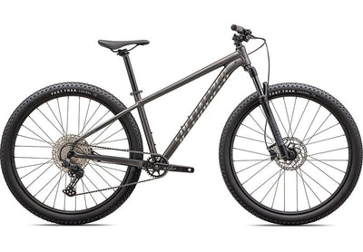 2025 Specialized rockhopper expert bike satin smoke / gloss chrome xs