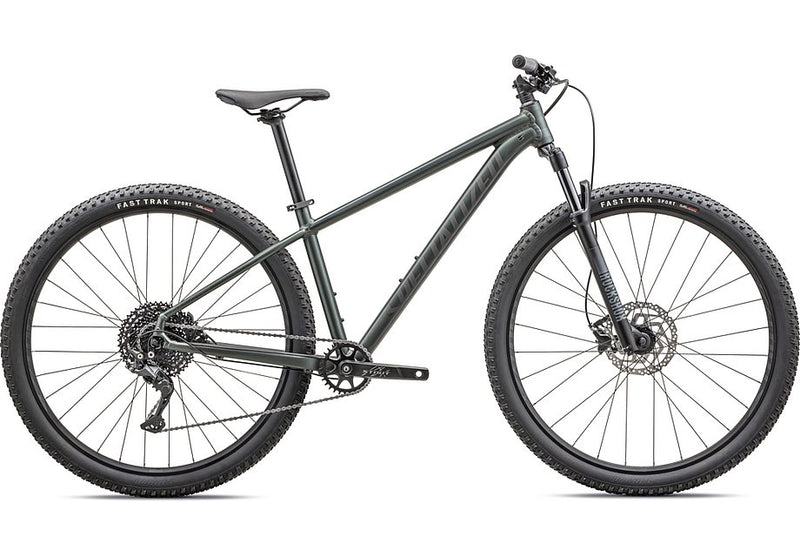 2025 Specialized rockhopper comp bike satin metallic oak green & smoke s