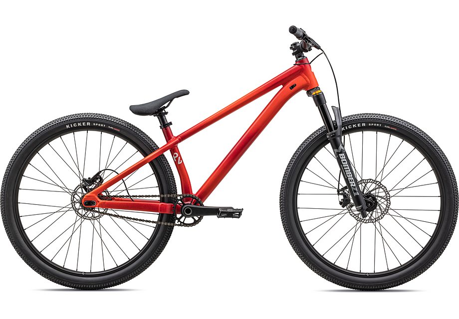 2023 Specialized P.4 Dirt Jump BIKE - , SATIN RED TINT DIFFUSED / FIERY RED / WHITE