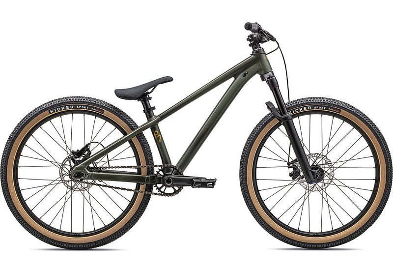 2023 Specialized p.2 bike satin dark moss overspray / oak green / harvest gold 24"
