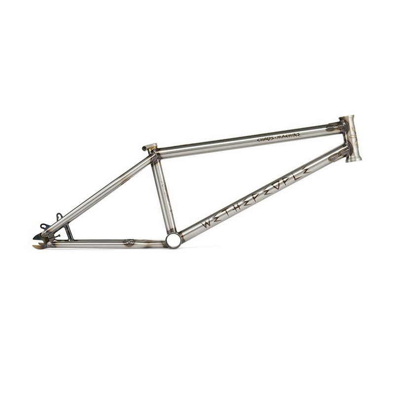 We The People Chaos Machine BMX Frame Glossy Raw 21.35