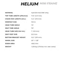 Radio Raceline Helium Mini Galactic ice purple 17.6