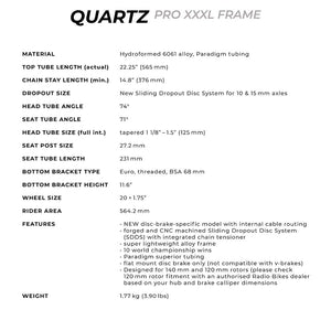 Radio Raceline Quartz Pro XXXL Spectral space green 22.25