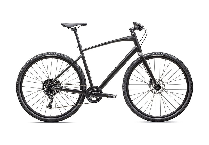 2025 Specialized sirrus x 3.0 km bike satin obsidian / smoke reflective xs
