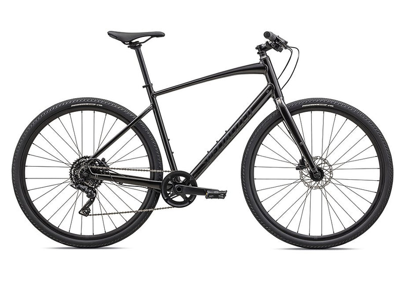 2023 Specialized sirrus x 3.0 bike gloss metallic obsidian / satin black reflective l