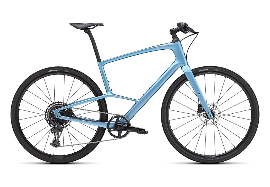 2025 Specialized sirrus x 6.0 bike satin glacial metallic/ sliver dust frost reflective xl