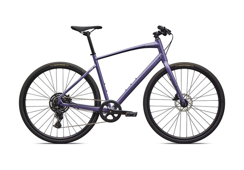 2026 Specialized Sirrus X 2.0 Km Bike Satin Mauve Metallic / Dolomite Metallic Frost Reflective M