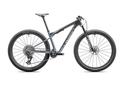 2025 Specialized epic wc S-Works bike gloss glacial metallic granite / brushed chrome xl