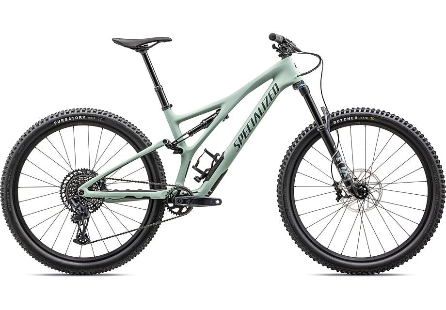 2023 Specialized Stumpjumper Comp Bike Satin White Sage / Deep Lake S6