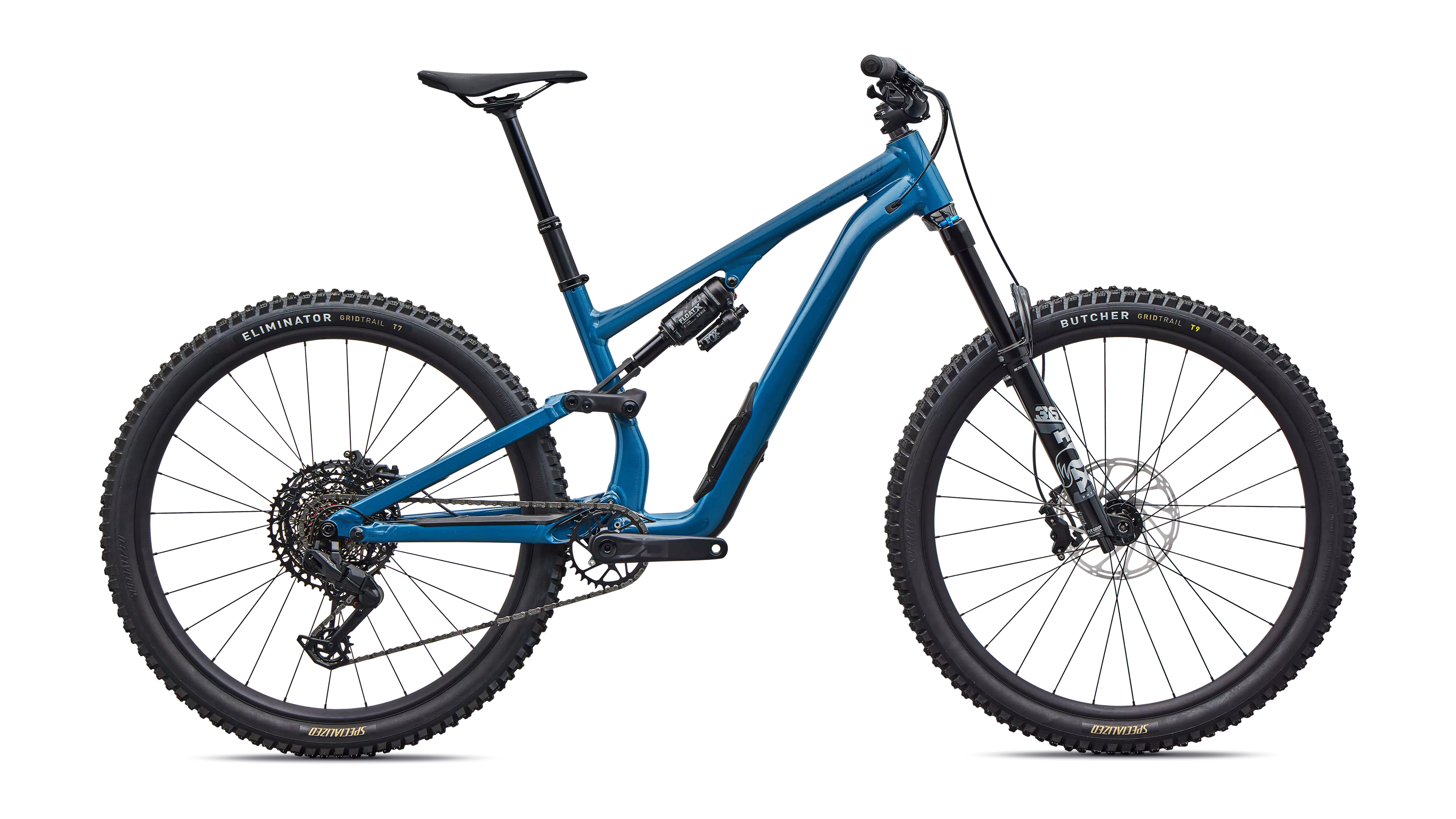 2026 Specialized Stumpjumper 15 Evo Comp Alloy Bike - Gloss Grey Blue / Cast Blue Metallic