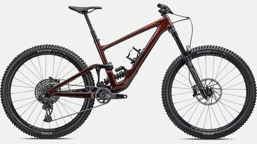 2023 Specialized Enduro Expert 29" Carbon Mountain Bike - S5, Gloss Rusted Red / Redwood