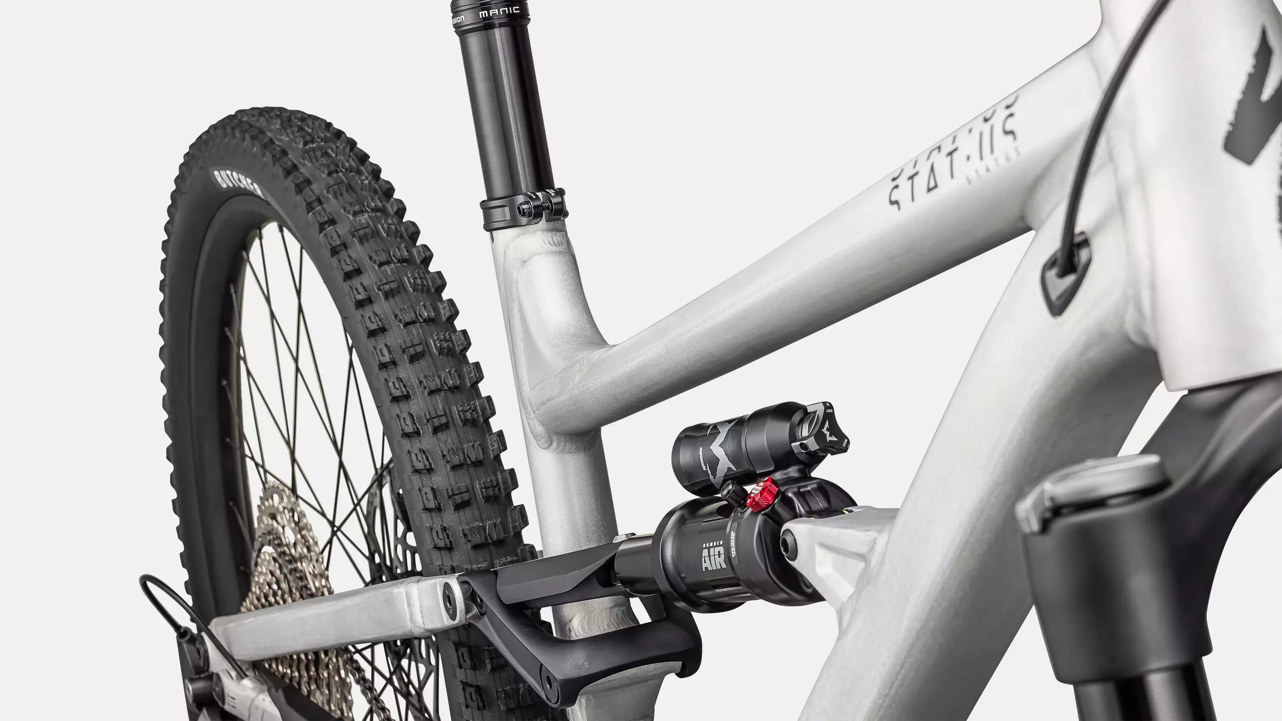 2025 Specialized Status 140 2 Bike Satin Aluminum / Obsidian S5