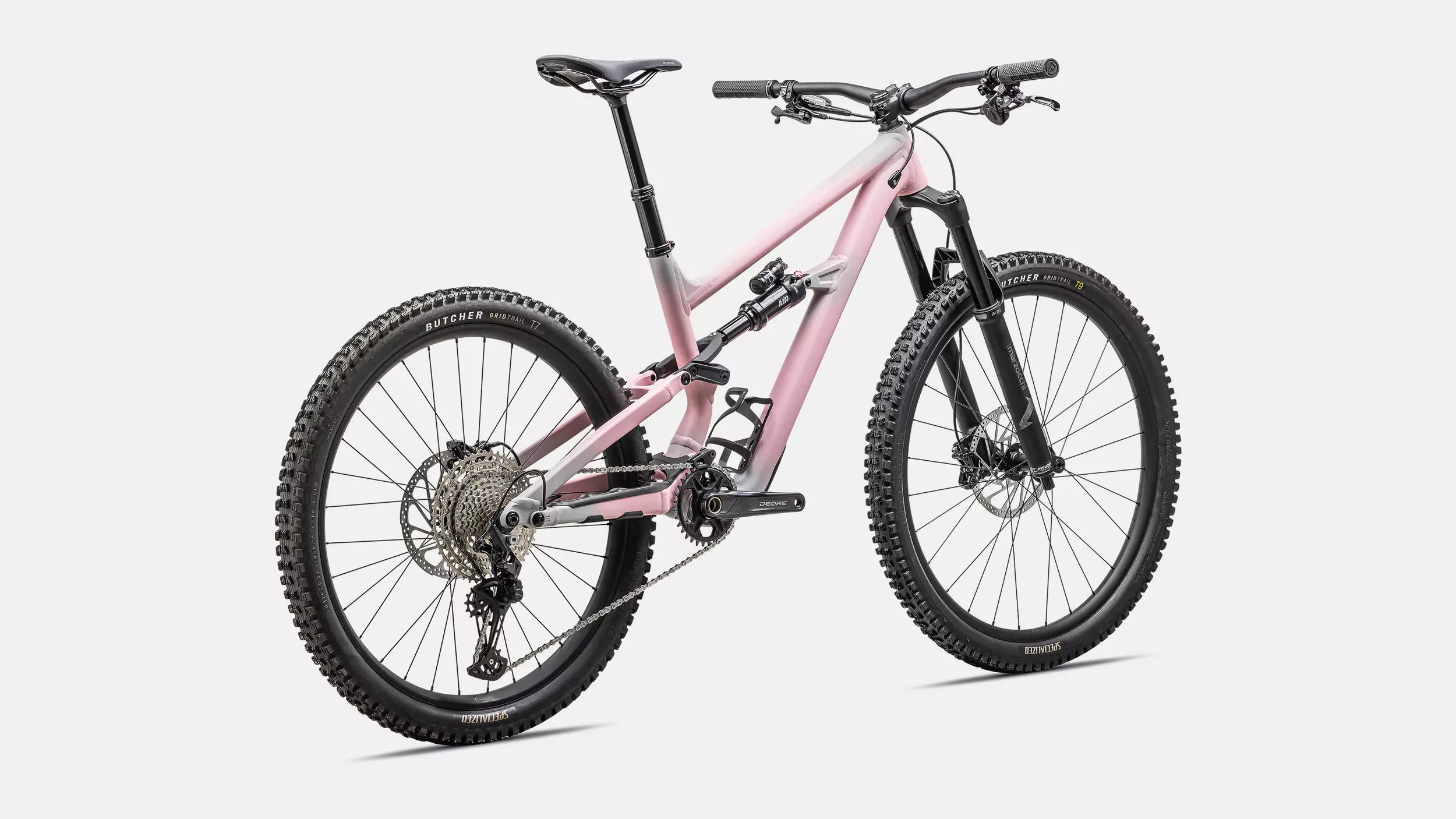 2025 Specialized Status 140 2 Bike Satin Cool Grey / Desert Rose / Black S5