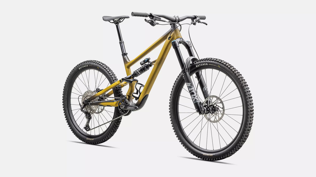 2025 Specialized Status 170 2 Bike Satin Harvest Gold Tint / Obsidian / Dune White S5