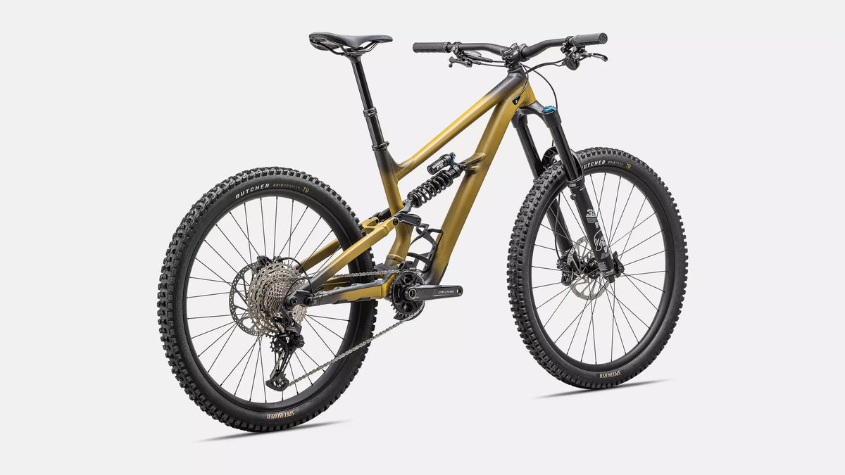 2025 Specialized Status 170 2 Bike Satin Harvest Gold Tint / Obsidian / Dune White S5