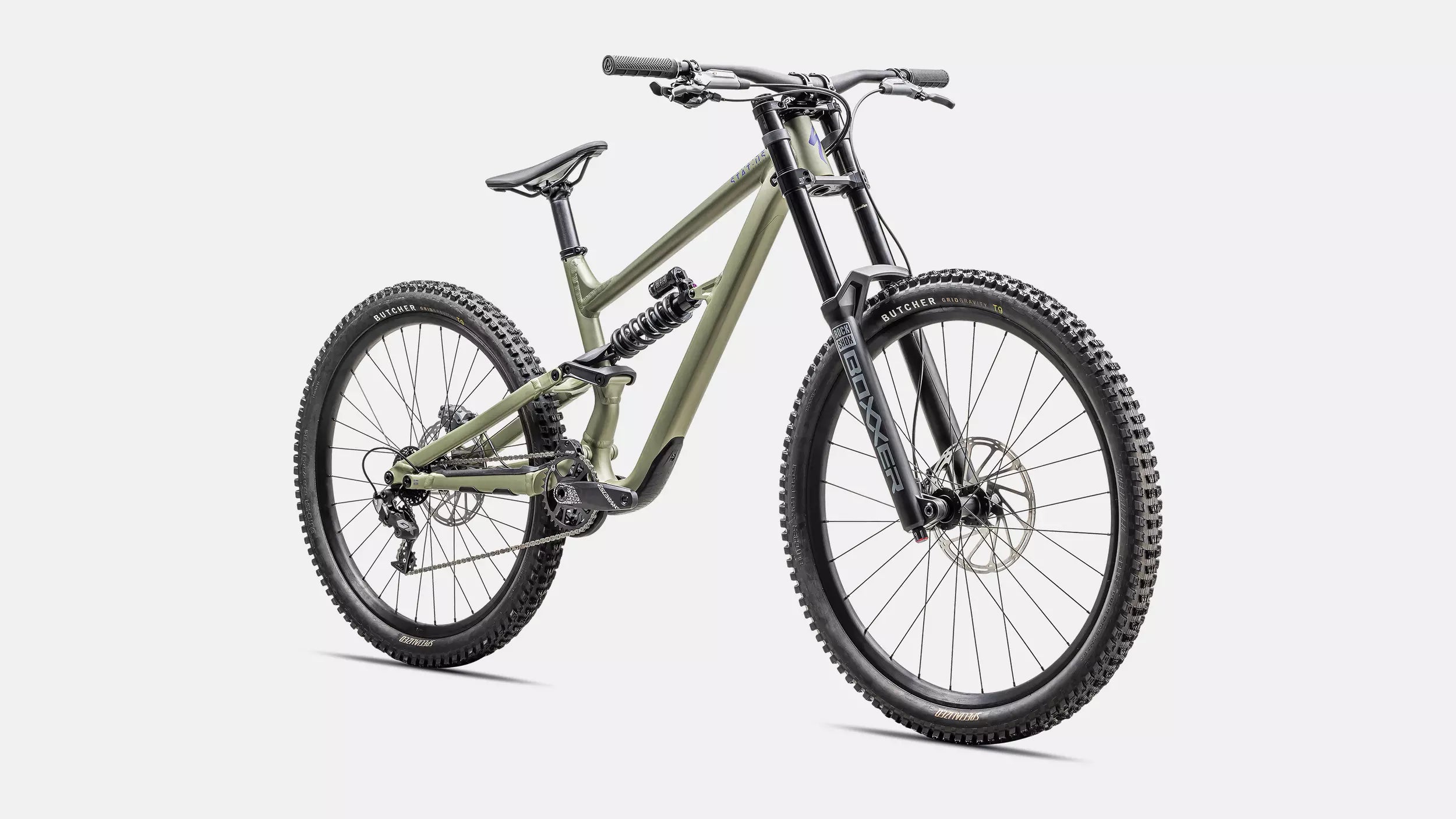 2025 Specialized Status 170 2 Dh Bike Satin Metallic Spruce / Purple Haze S4