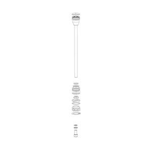 RockShox Solo Air Spring for RVL SA 140 BLK 120mm 11.4018.010.130