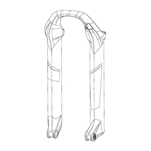 RockShox Lower Leg for Pike DJ 26 SIL 11.4018.091.028