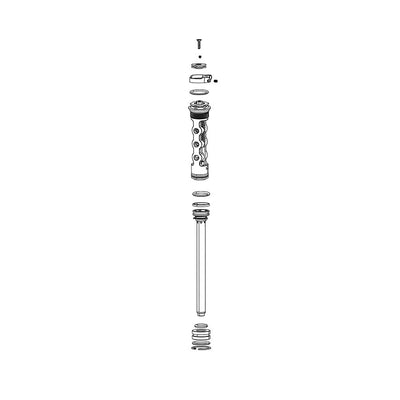 RockShox Damper for 30 Gold/Judy Gold Remote 10mm 27.5/29 (2013+ PushLoc OneLoc Twistloc) RL - 30 Gold A1+/Judy Gold A3+ (Boost) 11.4018.104.032