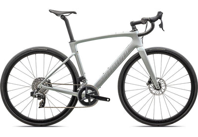 2025 Specialized Roubaix Expert Bike Gloss Dove Grey/Chameleon Lapis  64