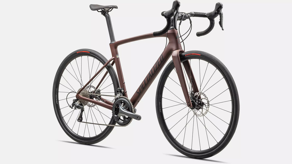 2024 Specialized Roubaix SL8 700c Carbon Road Bike - 58cm, RUSTED RED/OBSIDIAN