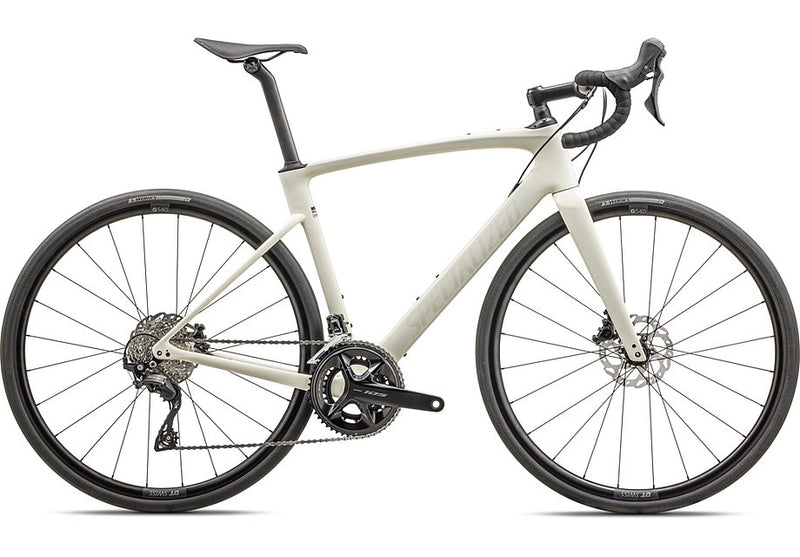 2025 Specialized Roubaix Sport 105 Bike Gloss Birch/White Mountains/Abalone  54
