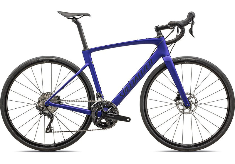 2025 Specialized Roubaix Sport 105 Bike Satin Metallic Sapphire / Blue Onyx 49