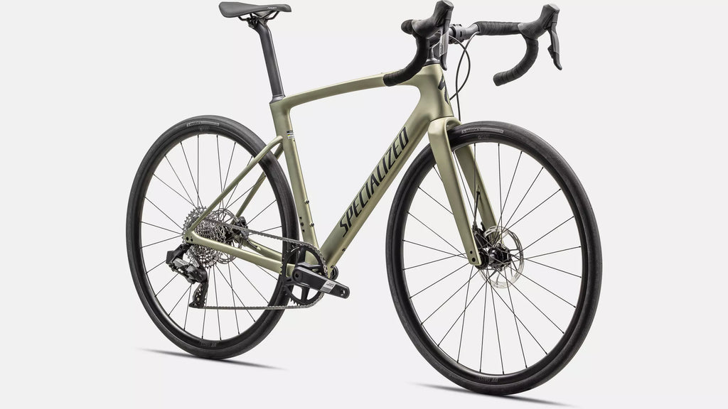 2024 Specialized Roubaix SL8 Sport Apex 700c Carbon Road Bike - 44cm, METALLIC SPRUCE/FOREST GREEN