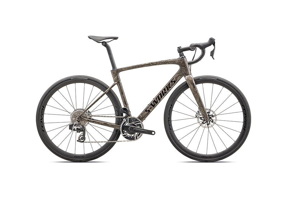 2025 Specialized Roubaix S-Works Etap Bike - 49Cm, Gloss Taupe / Gunmetal Strata / Charcoal