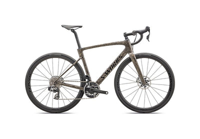 2025 Specialized Roubaix S-Works Etap Bike - 49Cm, Gloss Taupe / Gunmetal Strata / Charcoal
