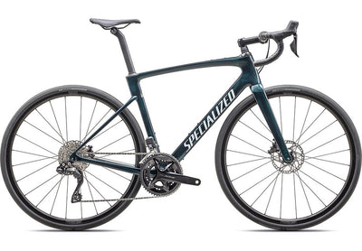 2025 Specialized roubaix comp bike gloss lagoon tint over carbon / morning mist 52